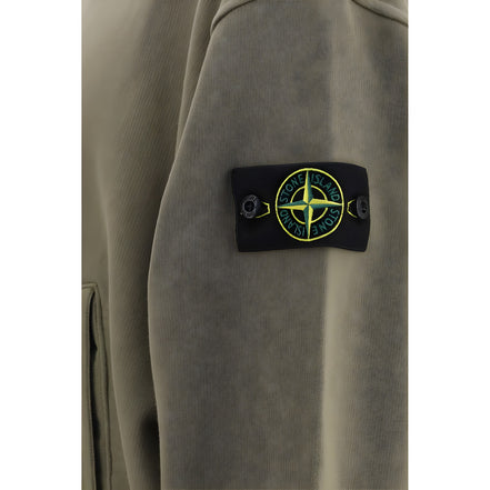 Stone Island Bicolor Cotton Sweatshirt