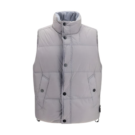 Stone Island Gray Goose Down Sleeveless Jacket