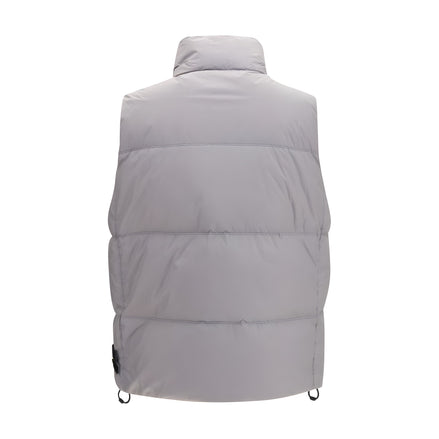 Stone Island Gray Goose Down Sleeveless Jacket