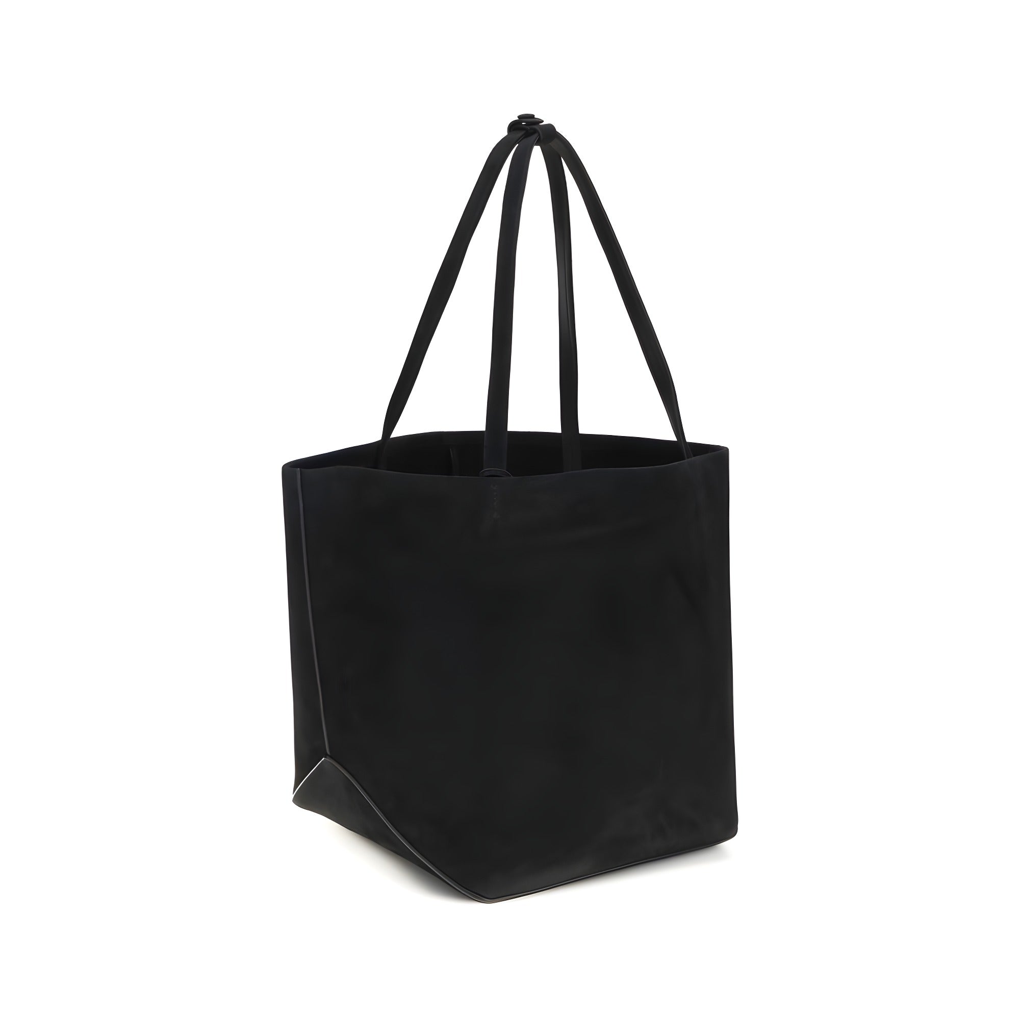 The Row Black Lambskin Shoulder Bag