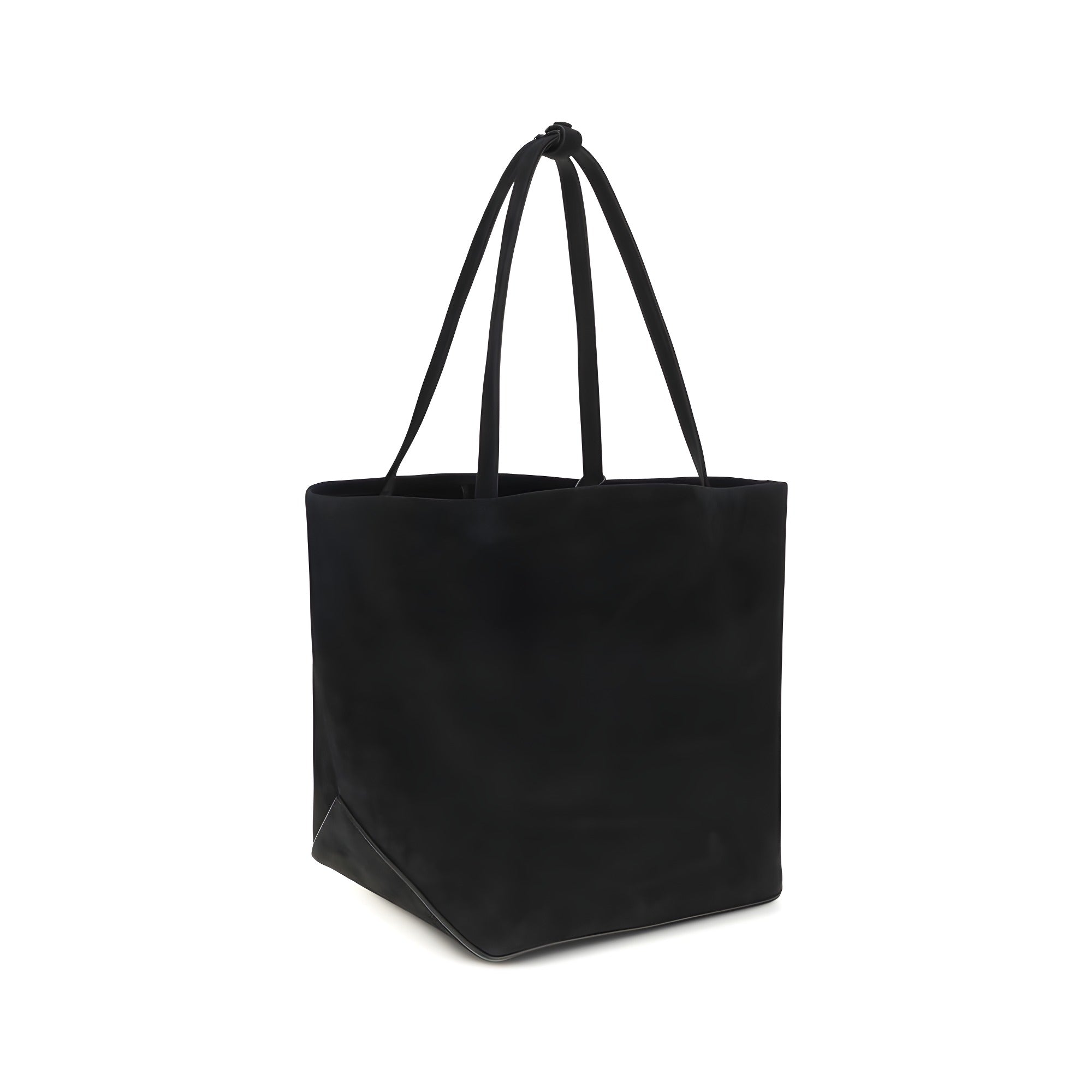 The Row Black Lambskin Shoulder Bag