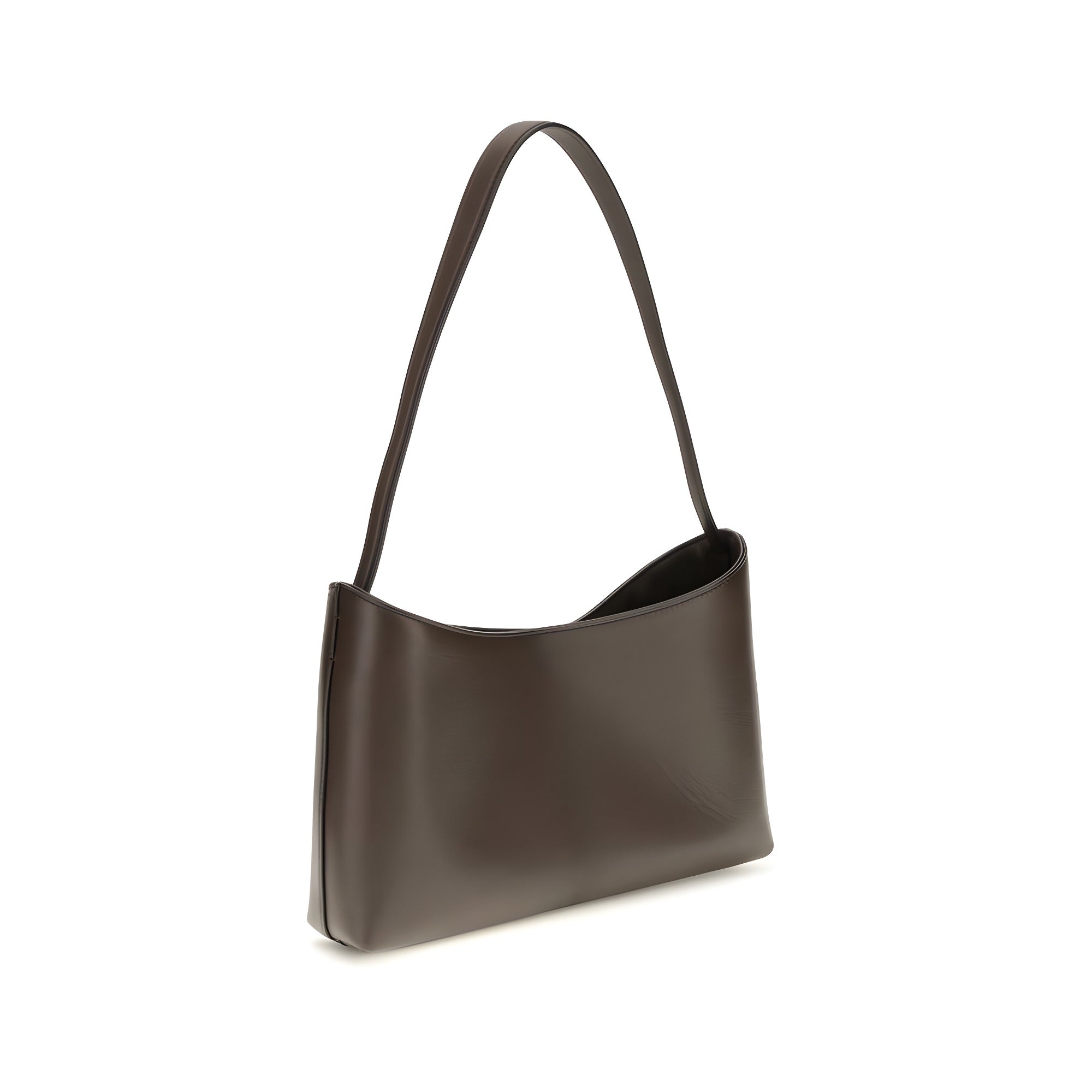 The Row Brown Calf Leather Shoulder Bag