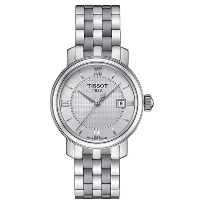 Montre habillée Tissot en acier inoxydable gris