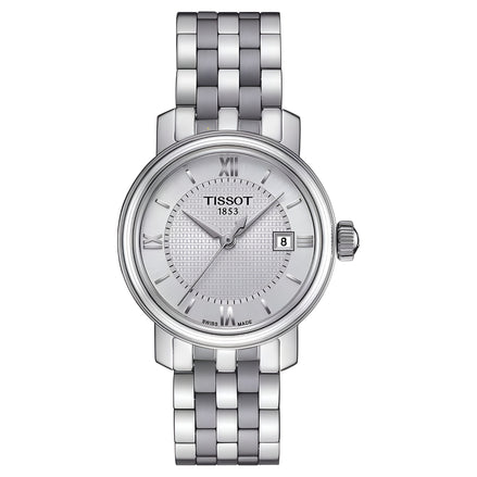 Montre habillée Tissot en acier inoxydable gris