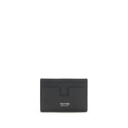 Tom Ford Black Calf Leather Card Holder