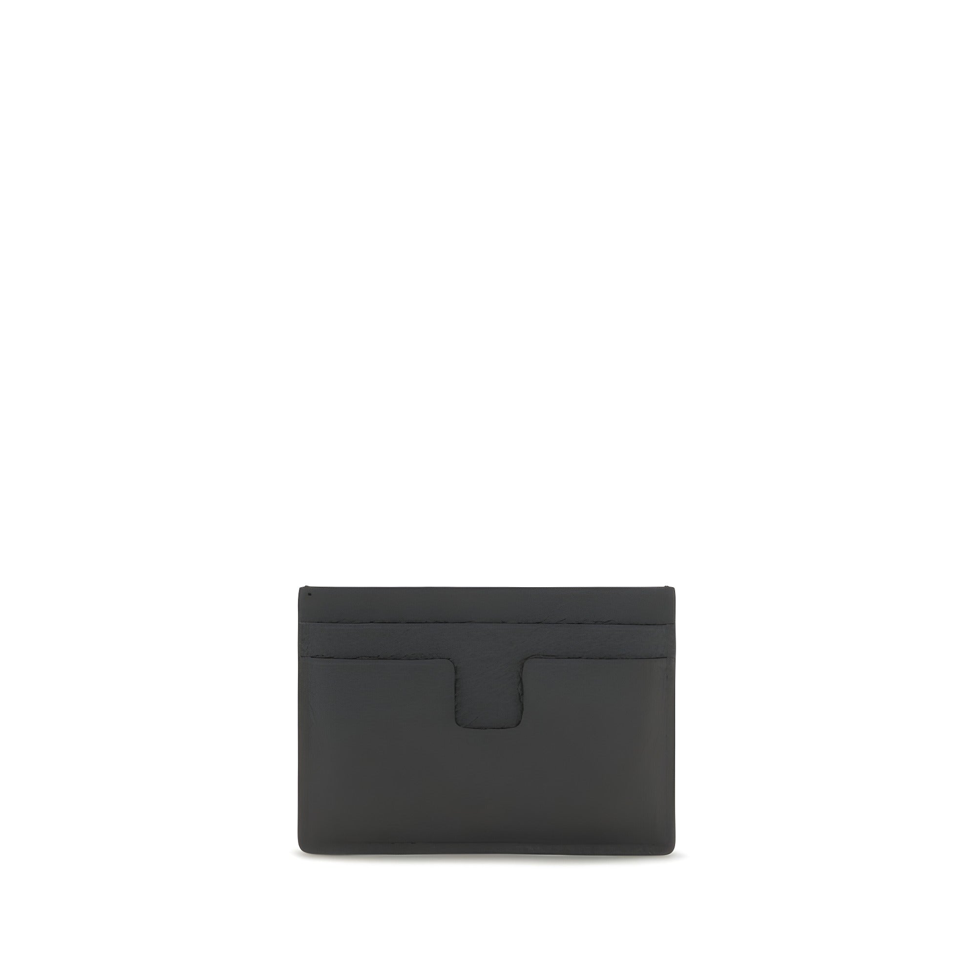 Tom Ford Black Calf Leather Card Holder