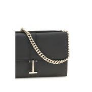 Tom Ford Black Calf Leather Shoulder Bag