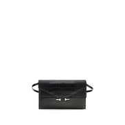 Tom Ford Black Leather Shoulder Bag