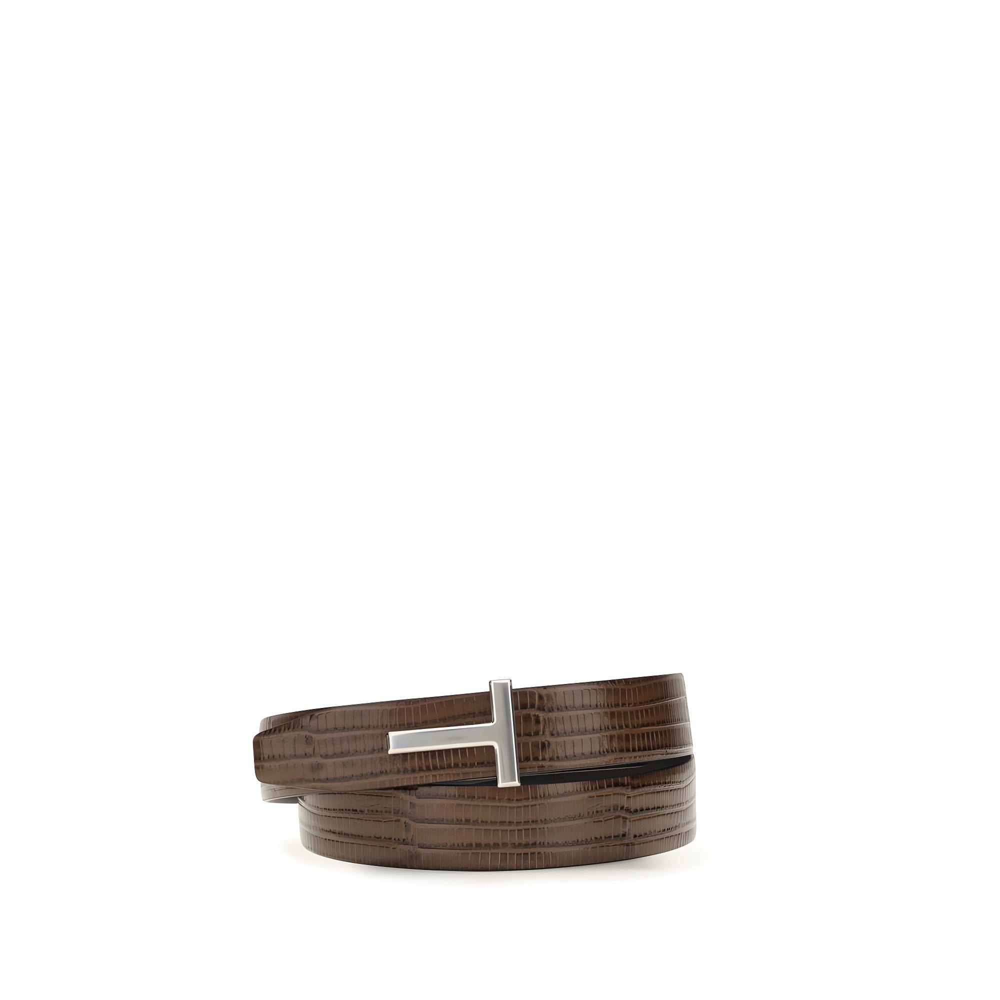 Tom Ford Brown Leather Belt