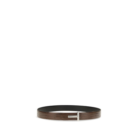 Tom Ford Brown Leather Belt