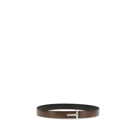 Tom Ford Brown Leather Belt