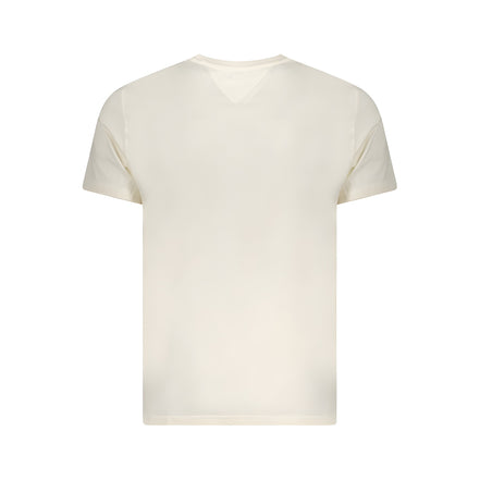 Tommy Hilfiger Beige Cotton Men T-Shirt