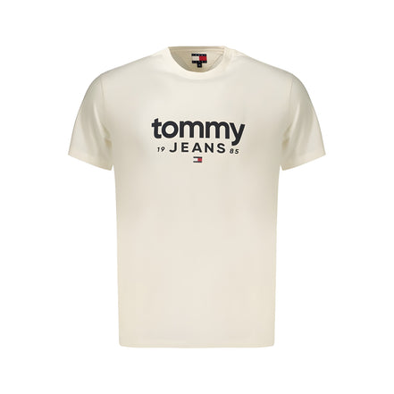 Tommy Hilfiger White Cotton Men's T-Shirt