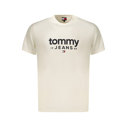 Tommy Hilfiger White Cotton Men's T-Shirt
