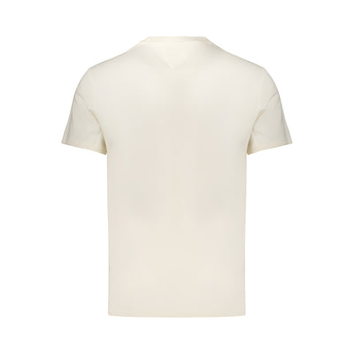 Tommy Hilfiger White Cotton Men's T-Shirt