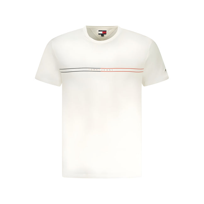 Tommy Hilfiger White Cotton Men's T-Shirt
