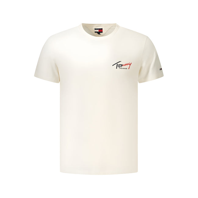 Tommy Hilfiger White Cotton Men's T-Shirt