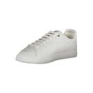 Tommy Hilfiger White Polyurethane Men Sneaker