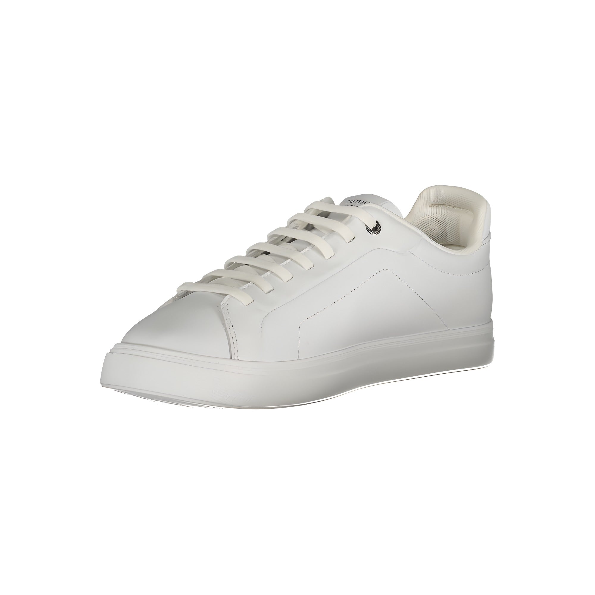Tommy Hilfiger White Polyurethane Men Sneaker