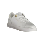 Tommy Hilfiger White Polyurethane Women Sneaker