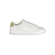 Tommy Hilfiger Bianco Polyurethane Men Sneaker