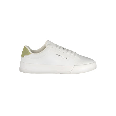 Tommy Hilfiger Bianco Polyurethane Men Sneaker