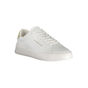 Tommy Hilfiger Bianco Polyurethane Men Sneaker