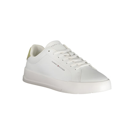 Tommy Hilfiger Bianco Polyurethane Men Sneaker