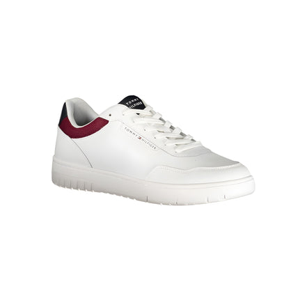 Tommy Hilfiger Bianco Polyurethane Men Sneaker