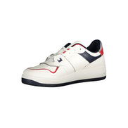 Tommy Hilfiger White Polyurethane Men Sneaker