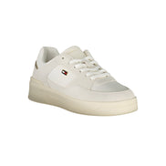 Tommy Hilfiger White Polyurethane Women Sneaker