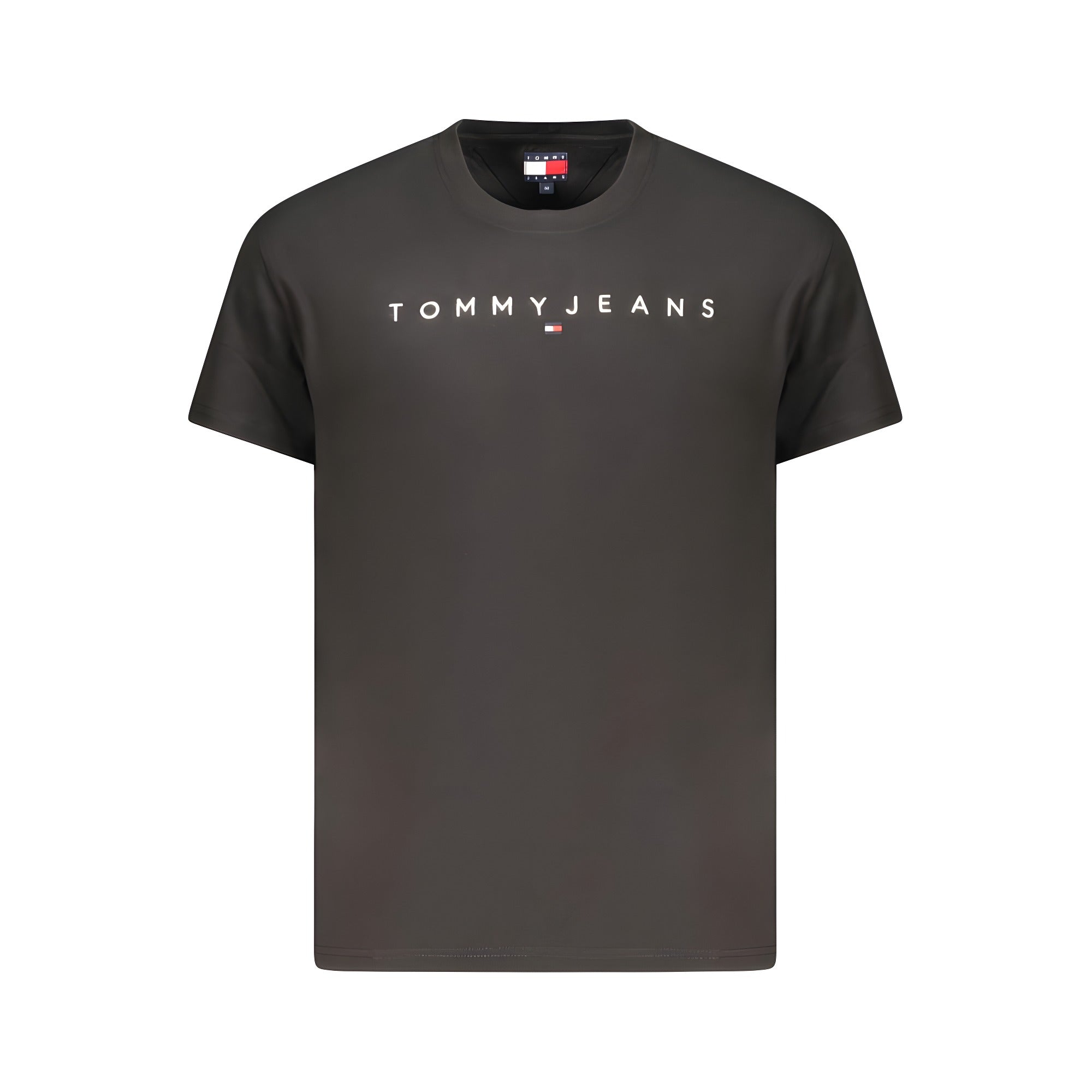 Tommy Hilfiger Black Cotton Mens T-Shirt