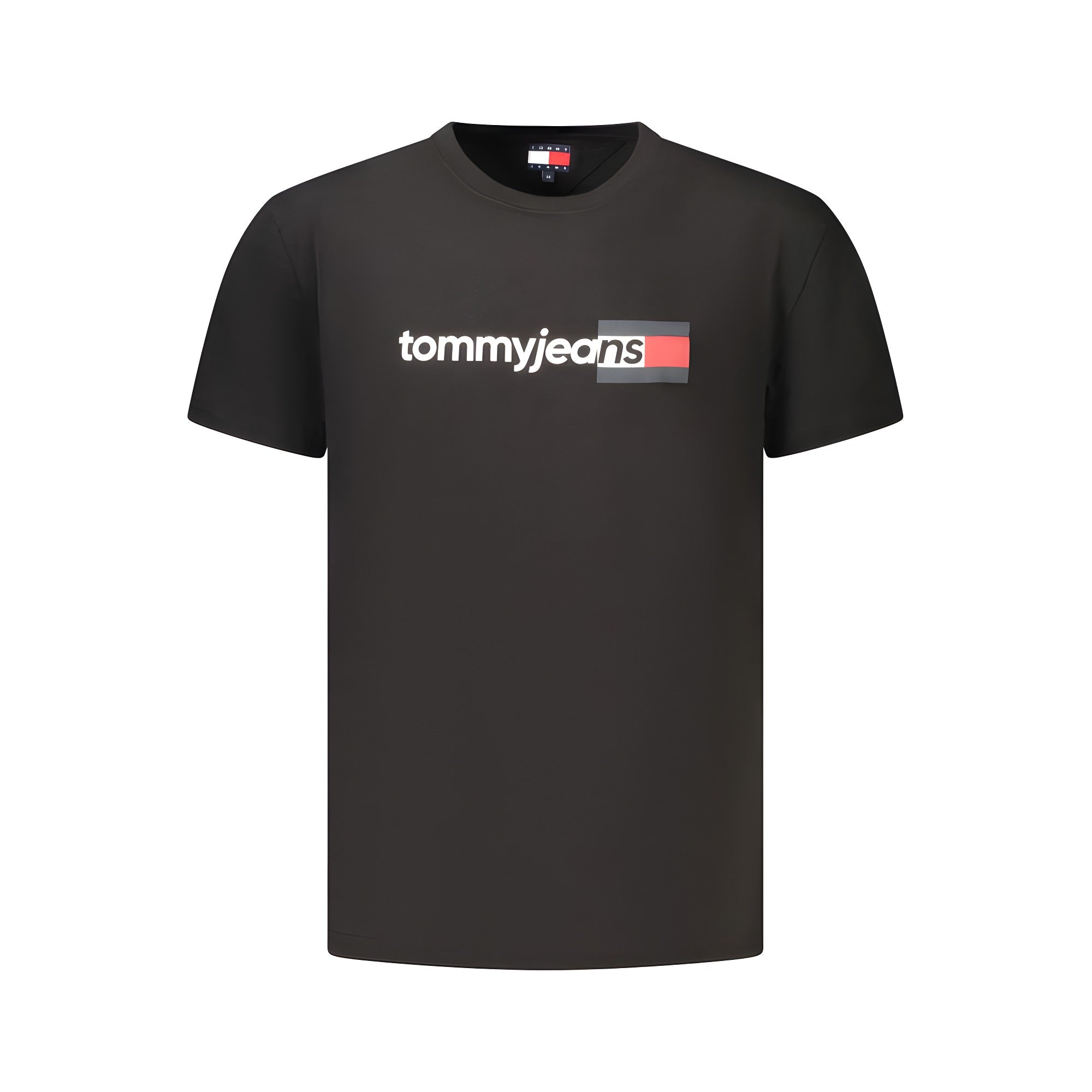 Tommy Hilfiger Black Cotton Men's T-Shirt