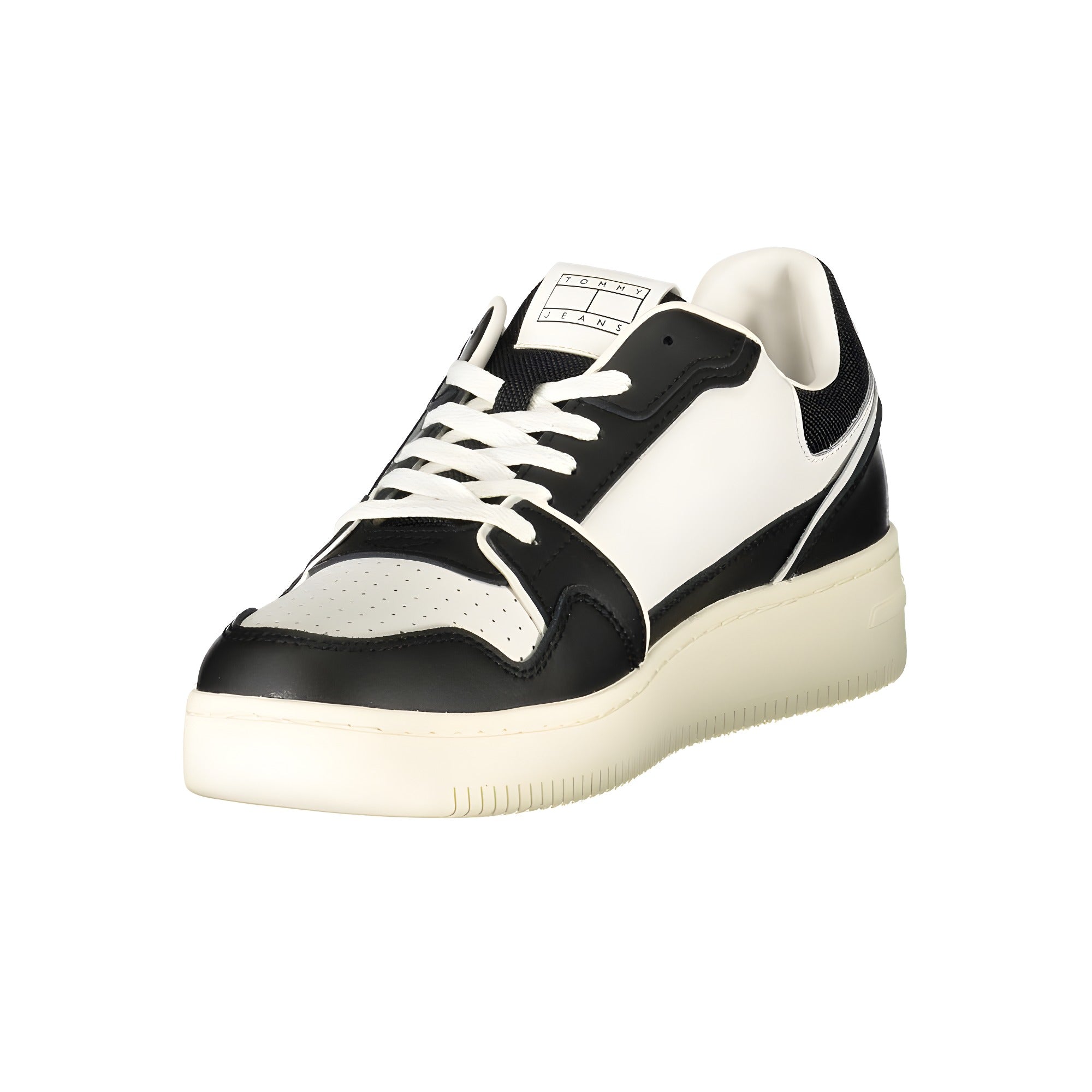 Tommy Hilfiger Black Polyurethane Men Sneaker