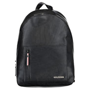 Tommy Hilfiger Black Polyurethane Men's Backpack