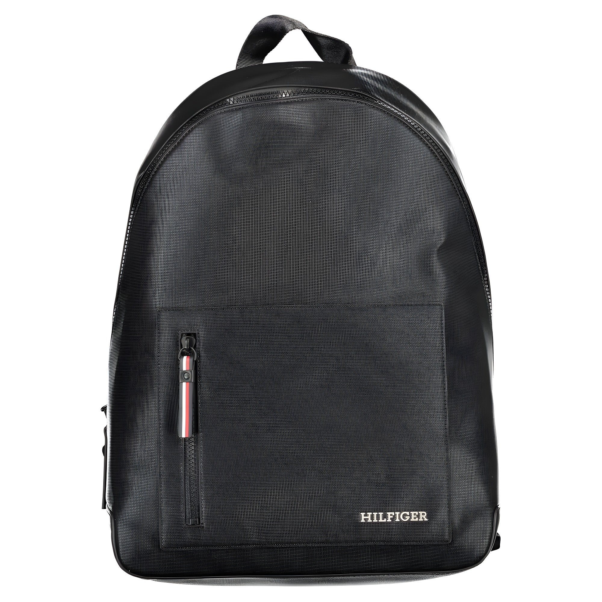 Tommy Hilfiger Black Polyurethane Men's Backpack