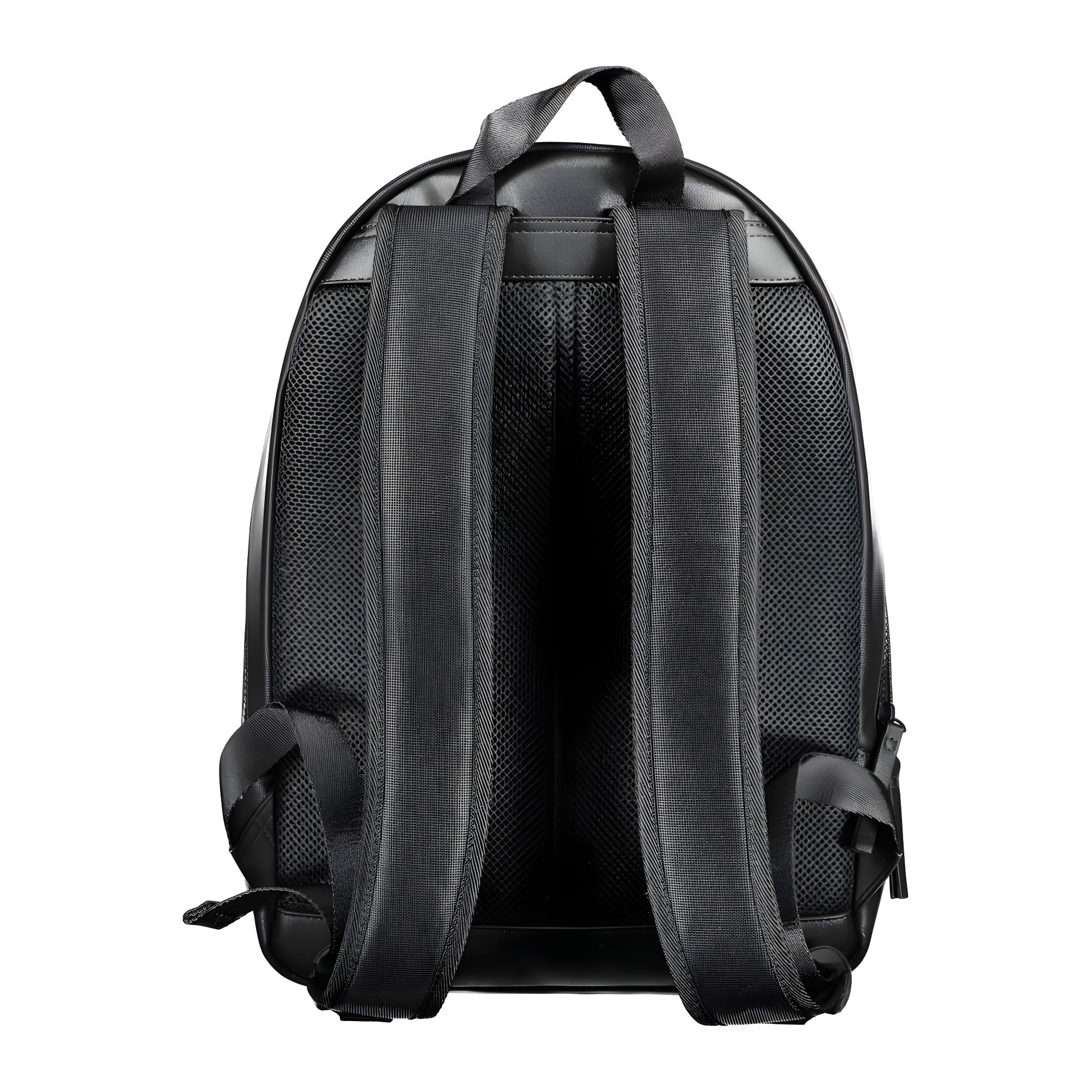 Tommy Hilfiger Black Polyurethane Men's Backpack