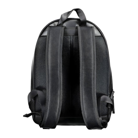Tommy Hilfiger Black Polyurethane Men's Backpack