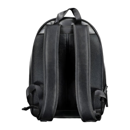 Tommy Hilfiger Black Polyurethane Men's Backpack