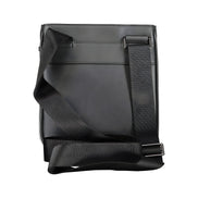 Tommy Hilfiger Black Polyurethane Men's Shoulder Bag