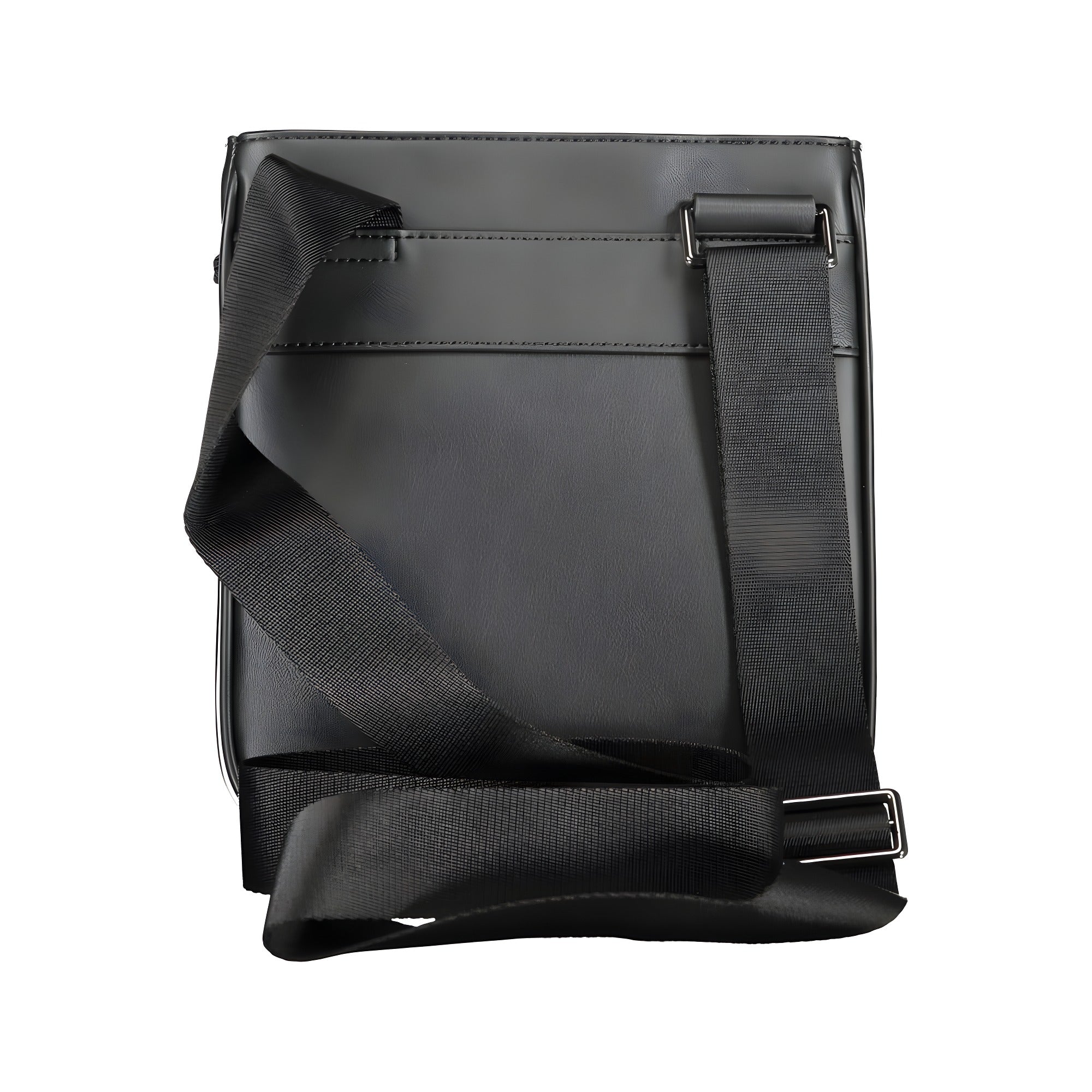 Tommy Hilfiger Black Polyurethane Men's Shoulder Bag