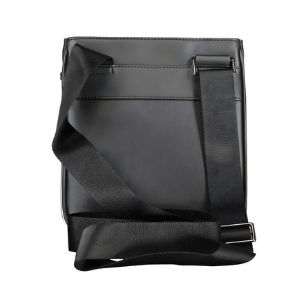 Tommy Hilfiger Black Polyurethane Men's Shoulder Bag