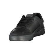 Tommy Hilfiger Black Polyurethane Men's Sneaker