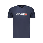 Tommy Hilfiger Blue Cotton Men's T-Shirt