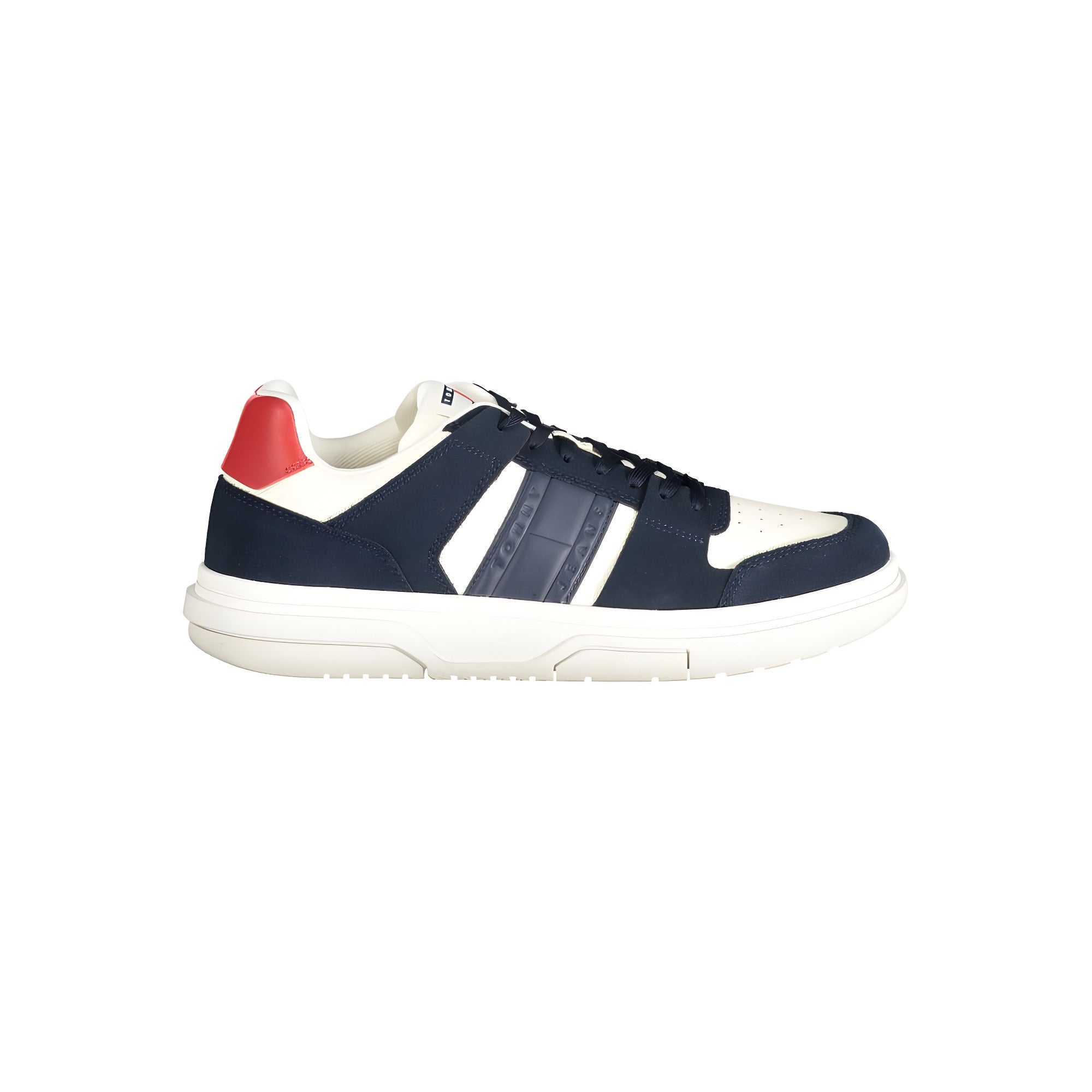 Tommy Hilfiger Blue Leather Men Sneaker