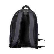 Tommy Hilfiger Blue Polyurethane Men's Backpack with Adjustable Straps