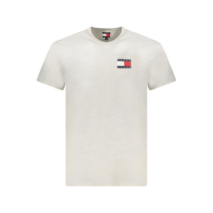 Tommy Hilfiger Gray Cotton Men T-Shirt