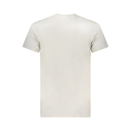 Tommy Hilfiger Gray Cotton Men T-Shirt
