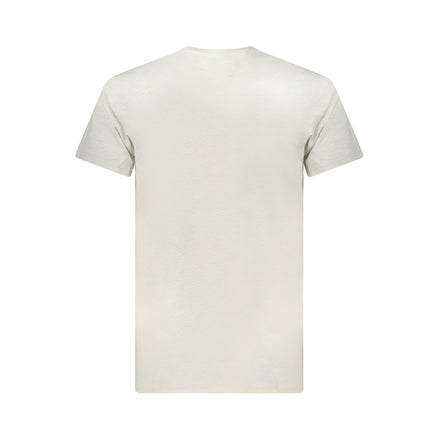 Tommy Hilfiger Gray Cotton Men T-Shirt