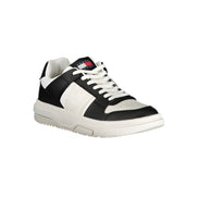 Tommy Hilfiger Black Leather Women's Sneakers